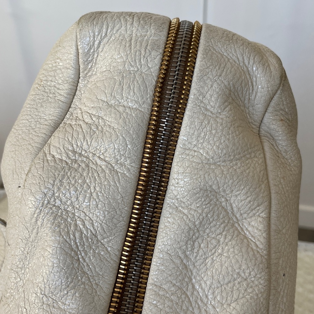 Prada RARE 2-way Tote Bag with Gold AND Silver Hardware & Expandable Section - Picture 8 of 10